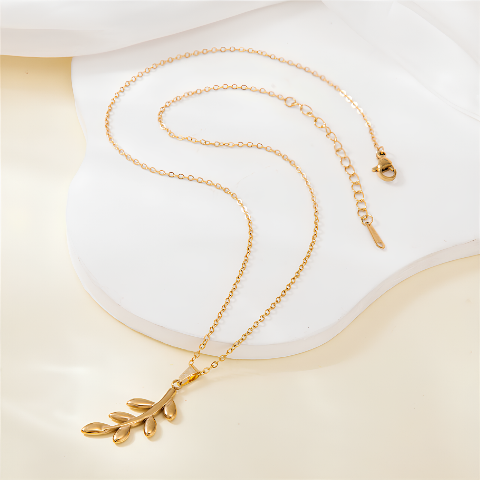 Palestine Olive Branch Necklace