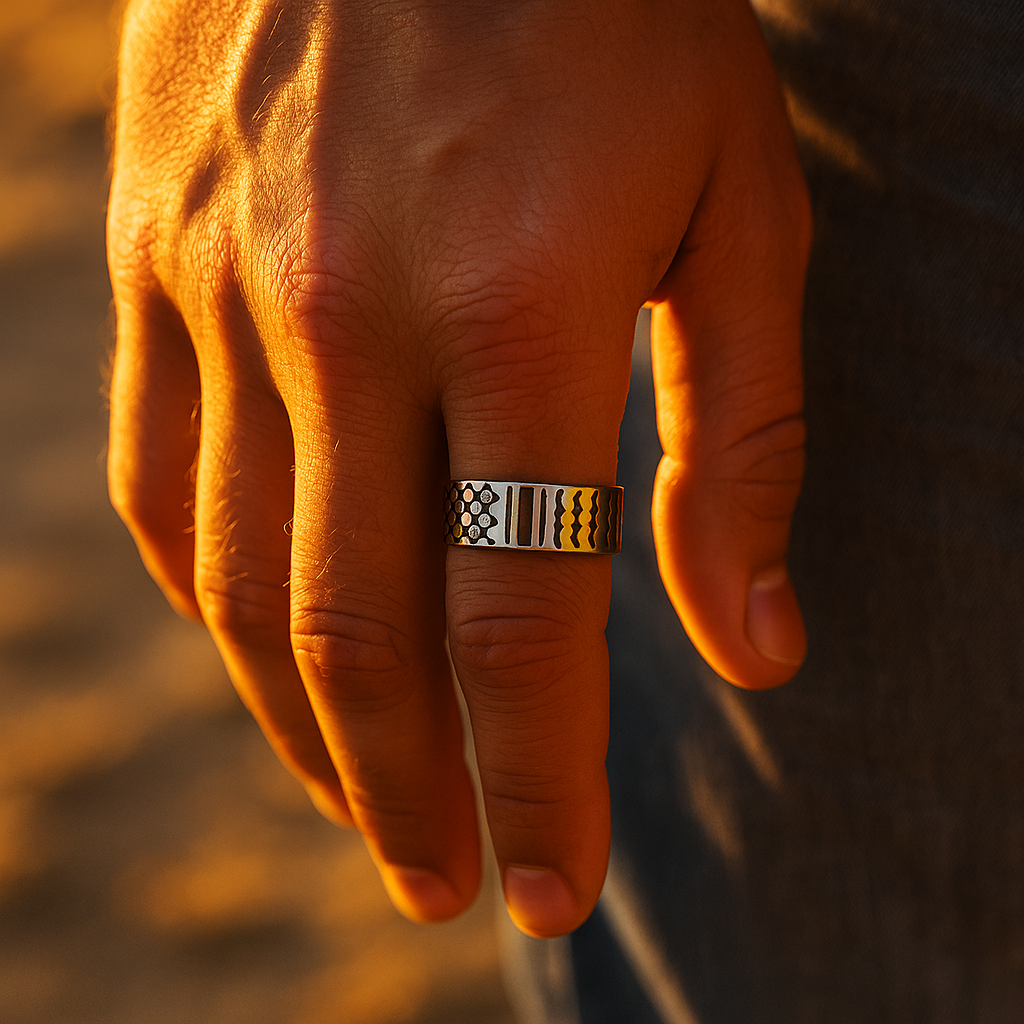 Keffiyeh Ring