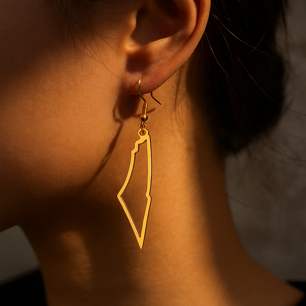 Palestine Outline Earrings