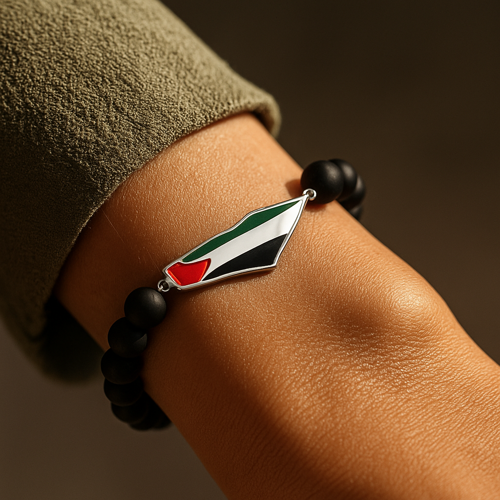 Palestine Bead Bracelet