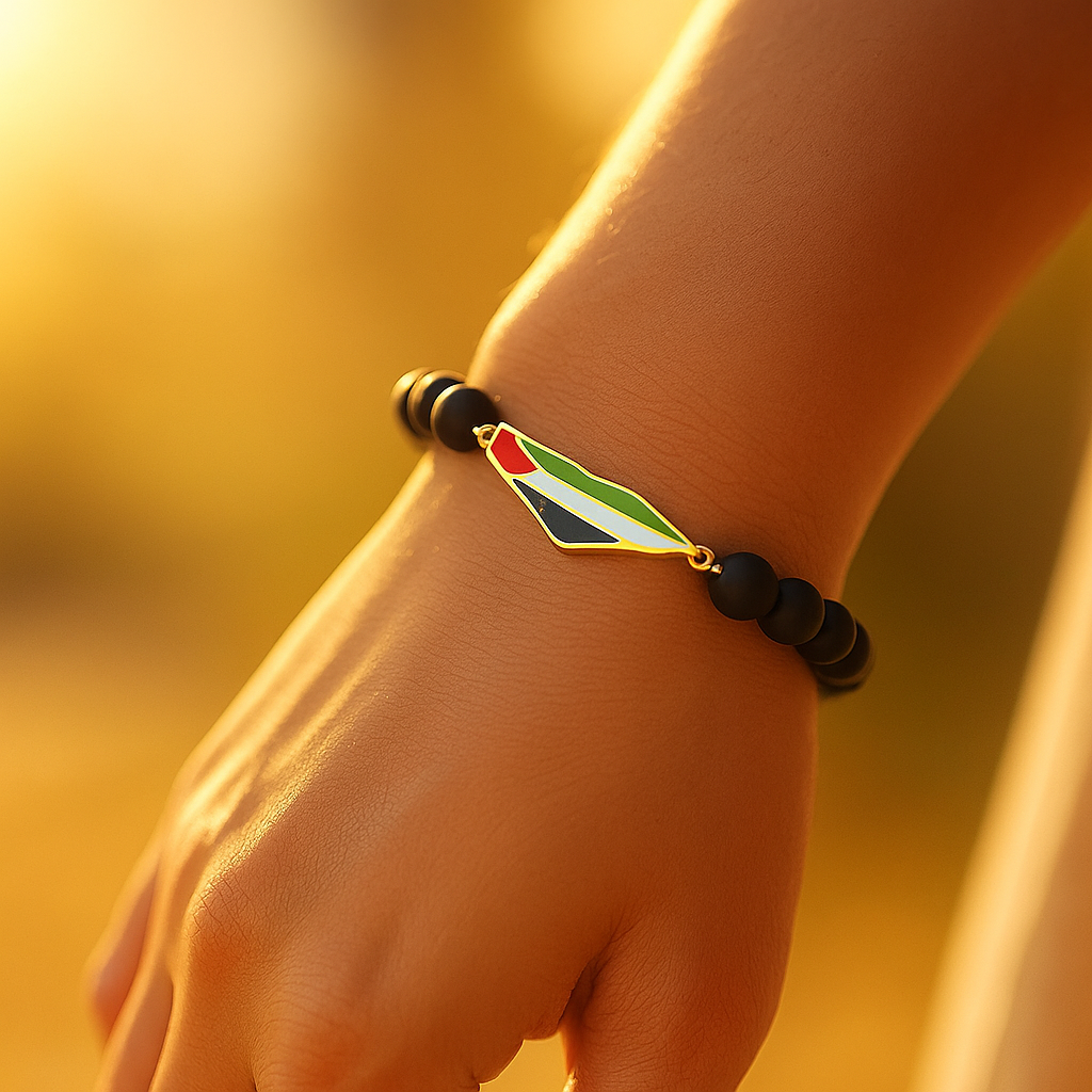 Palestine Bead Bracelet