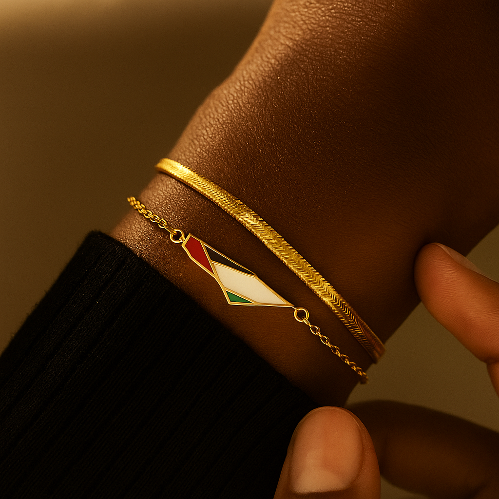 Palestine Herringbone Bracelet