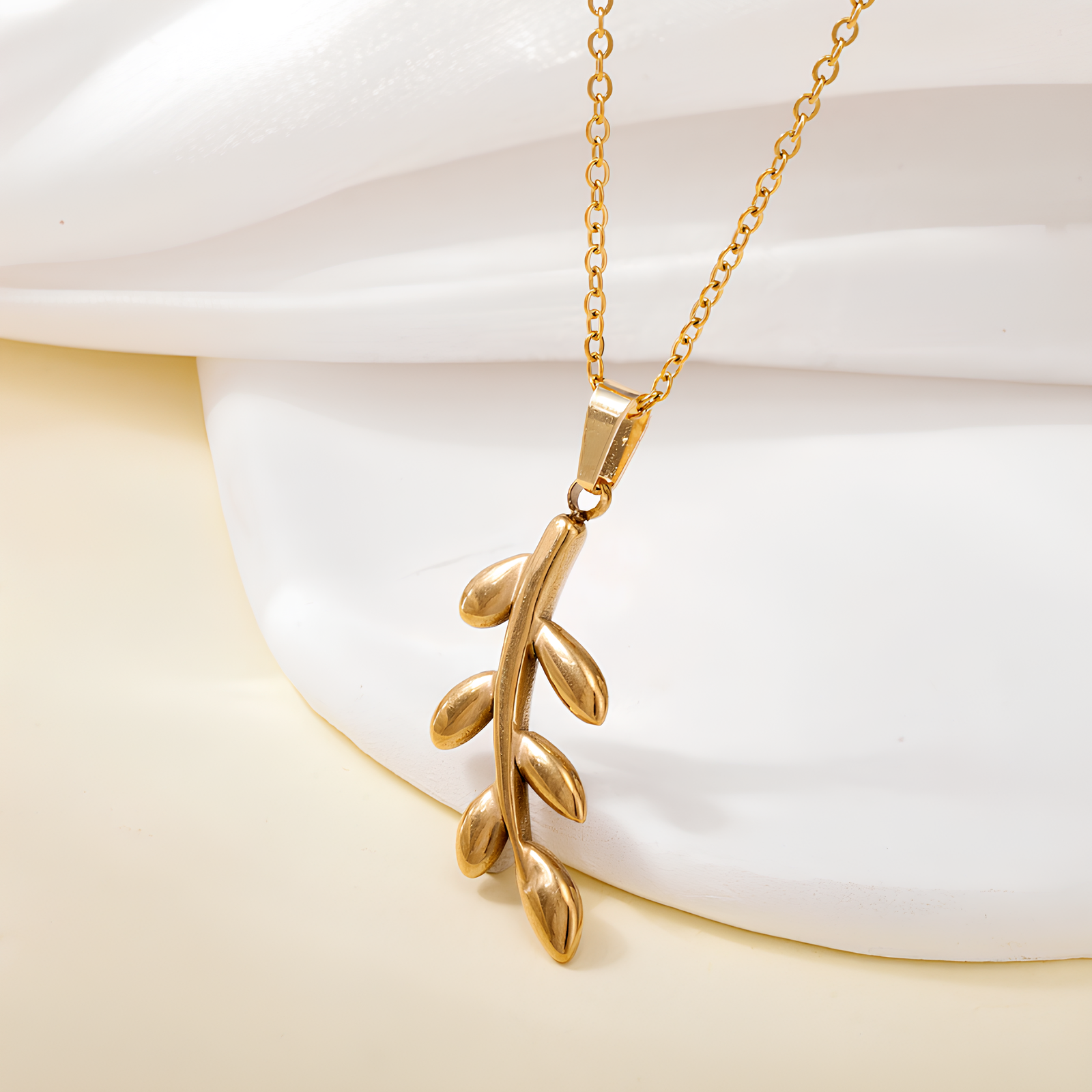 Palestine Olive Branch Necklace