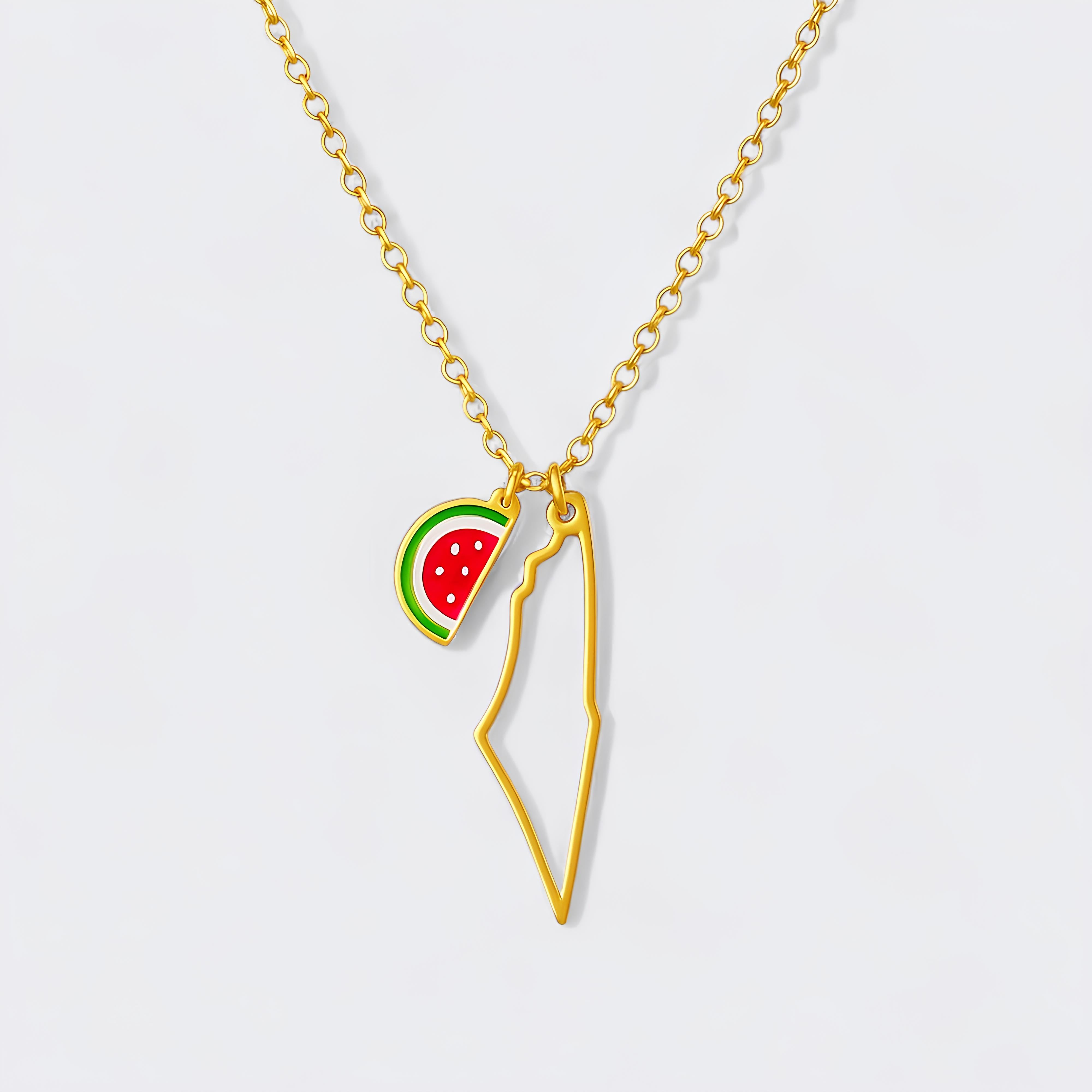 Palestine Charm Necklace