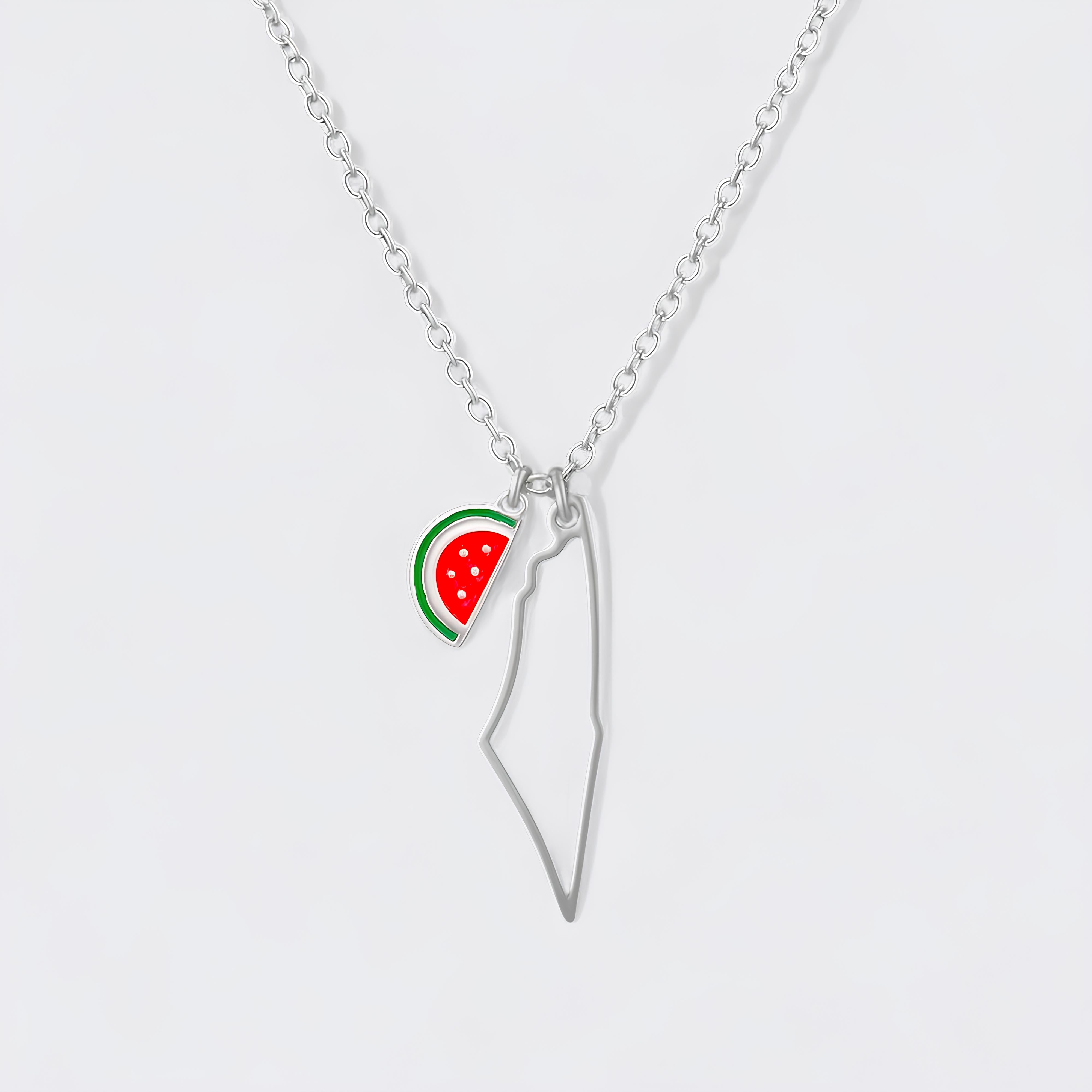 Palestine Charm Necklace