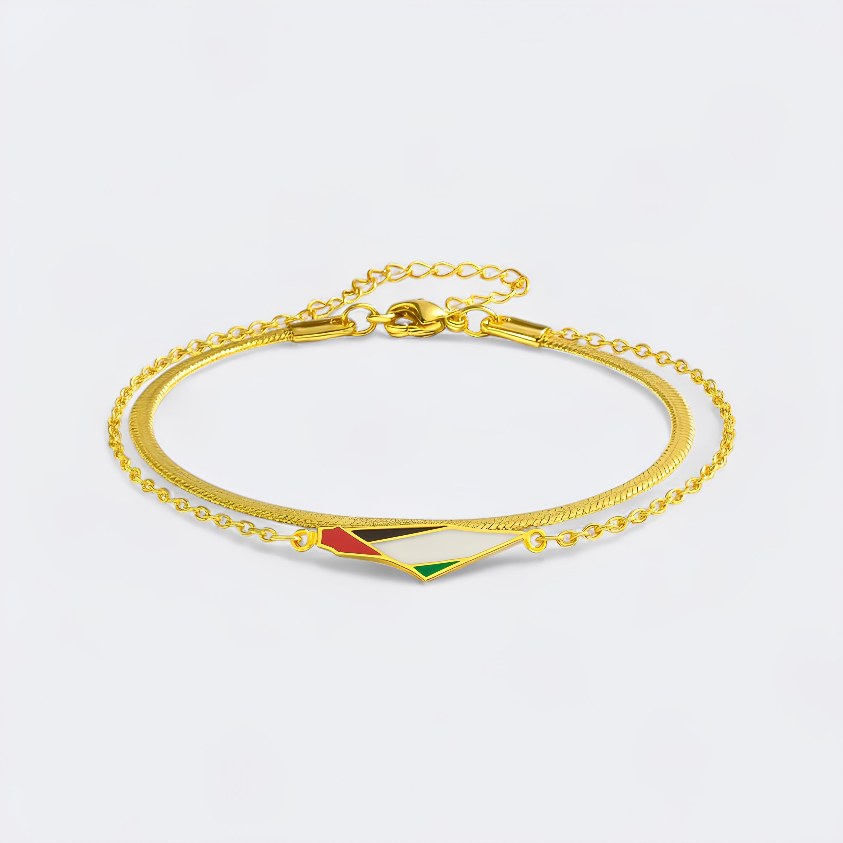 Palestine Herringbone Bracelet