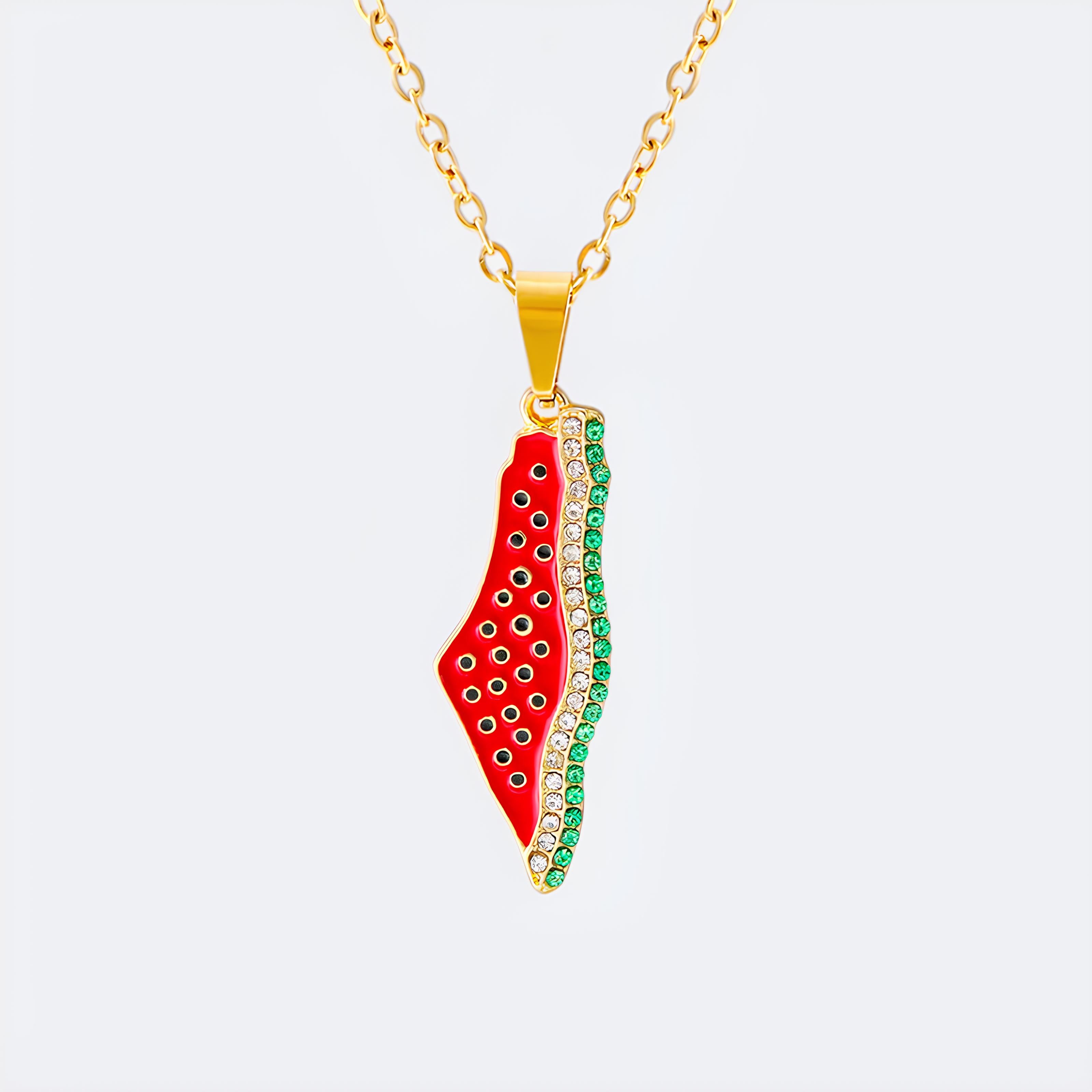 Palestine Watermelon Necklace