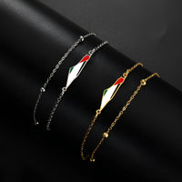 Palestine Map Bracelet