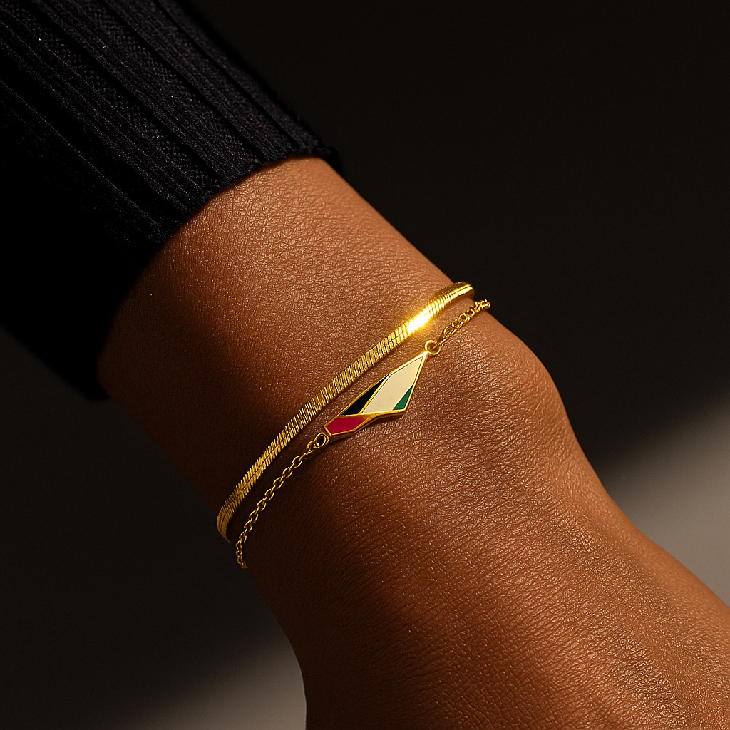 Palestine Herringbone Bracelet