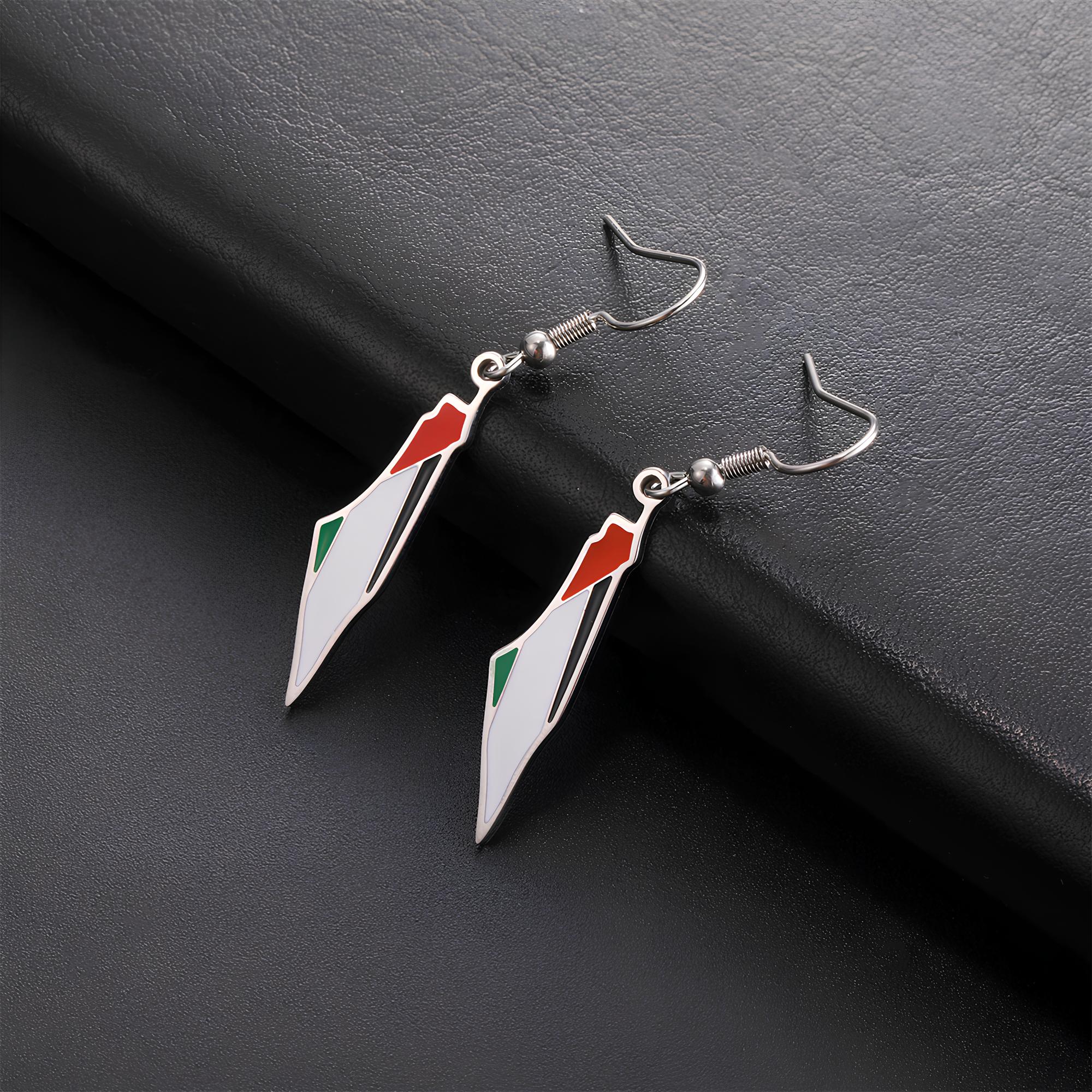 Palestine Map Earrings