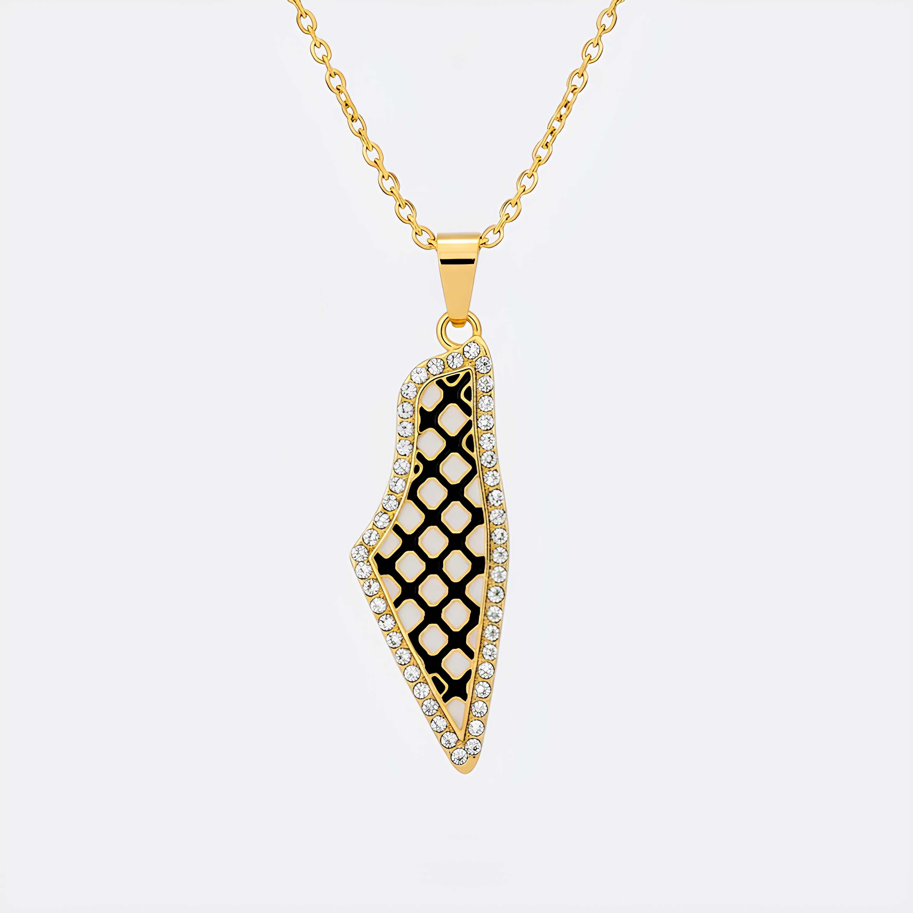 Palestine Keffiyeh Necklace