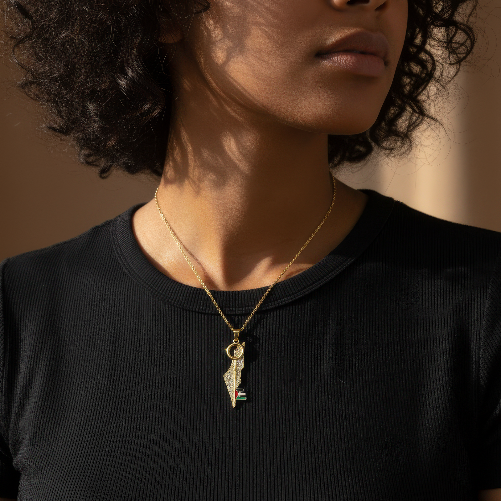 Palestine Key Necklace