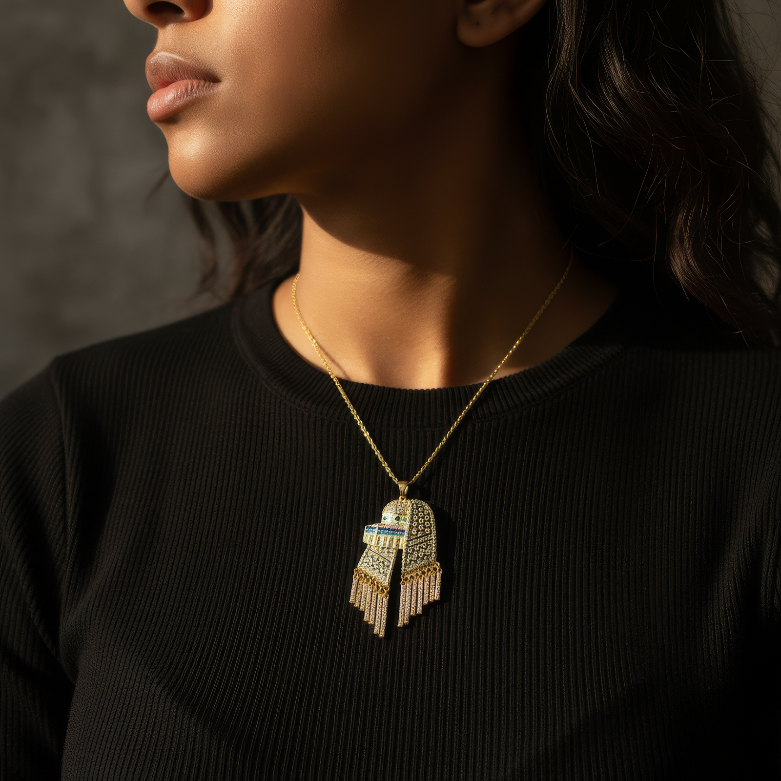 Aqsa Kuffiyeh Necklace