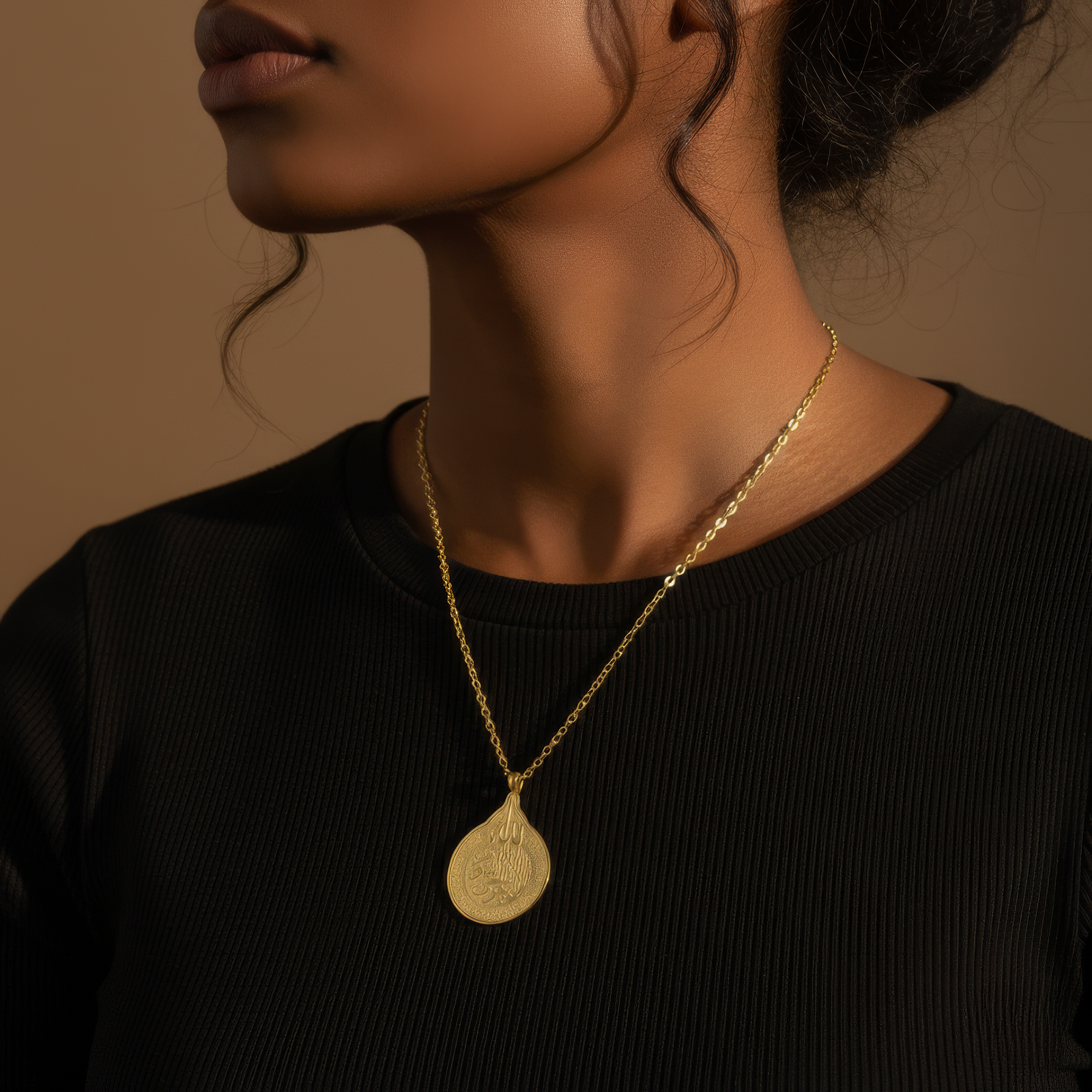 Ayatul Kursi Teardrop Necklace