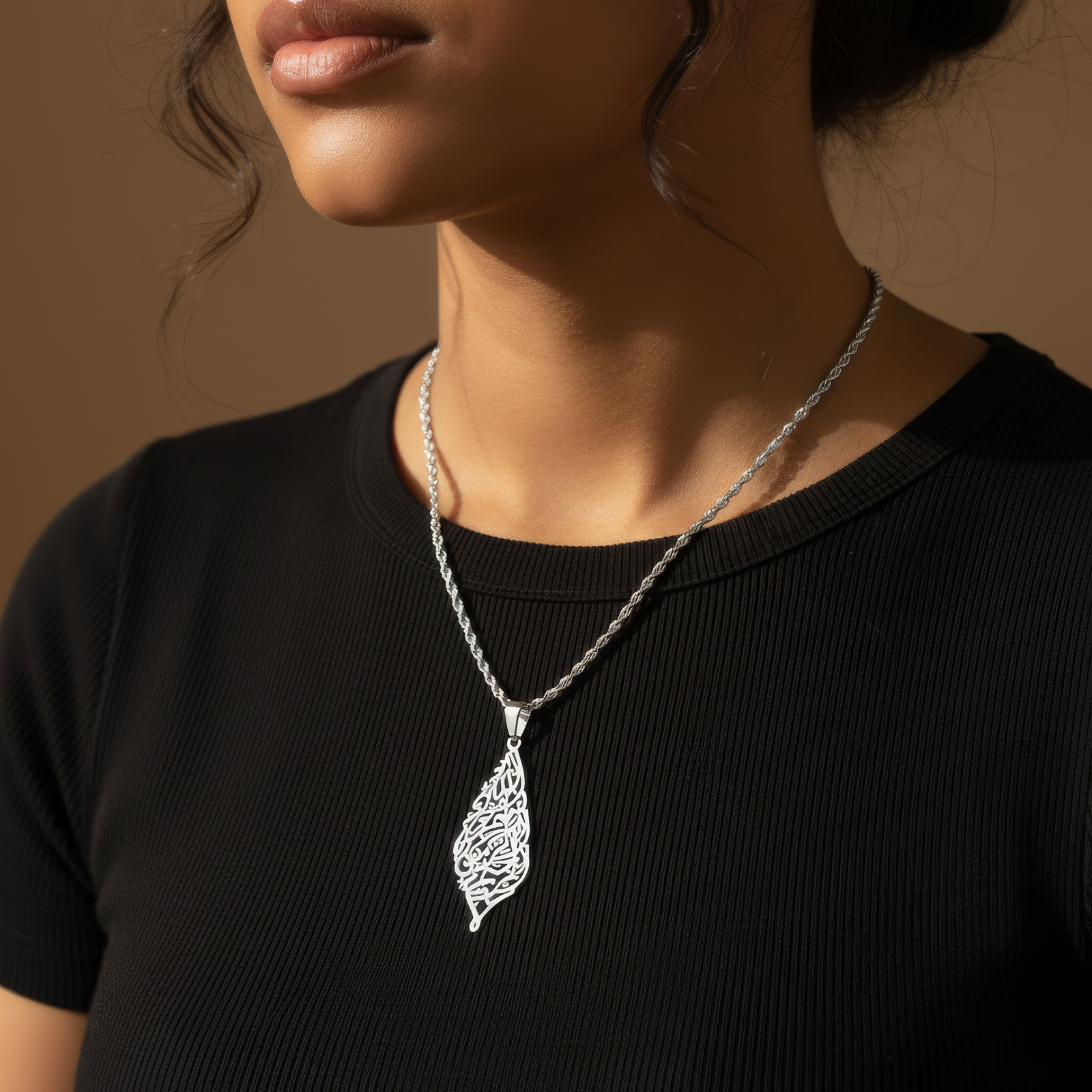 Bismillah Calligraphy Necklace