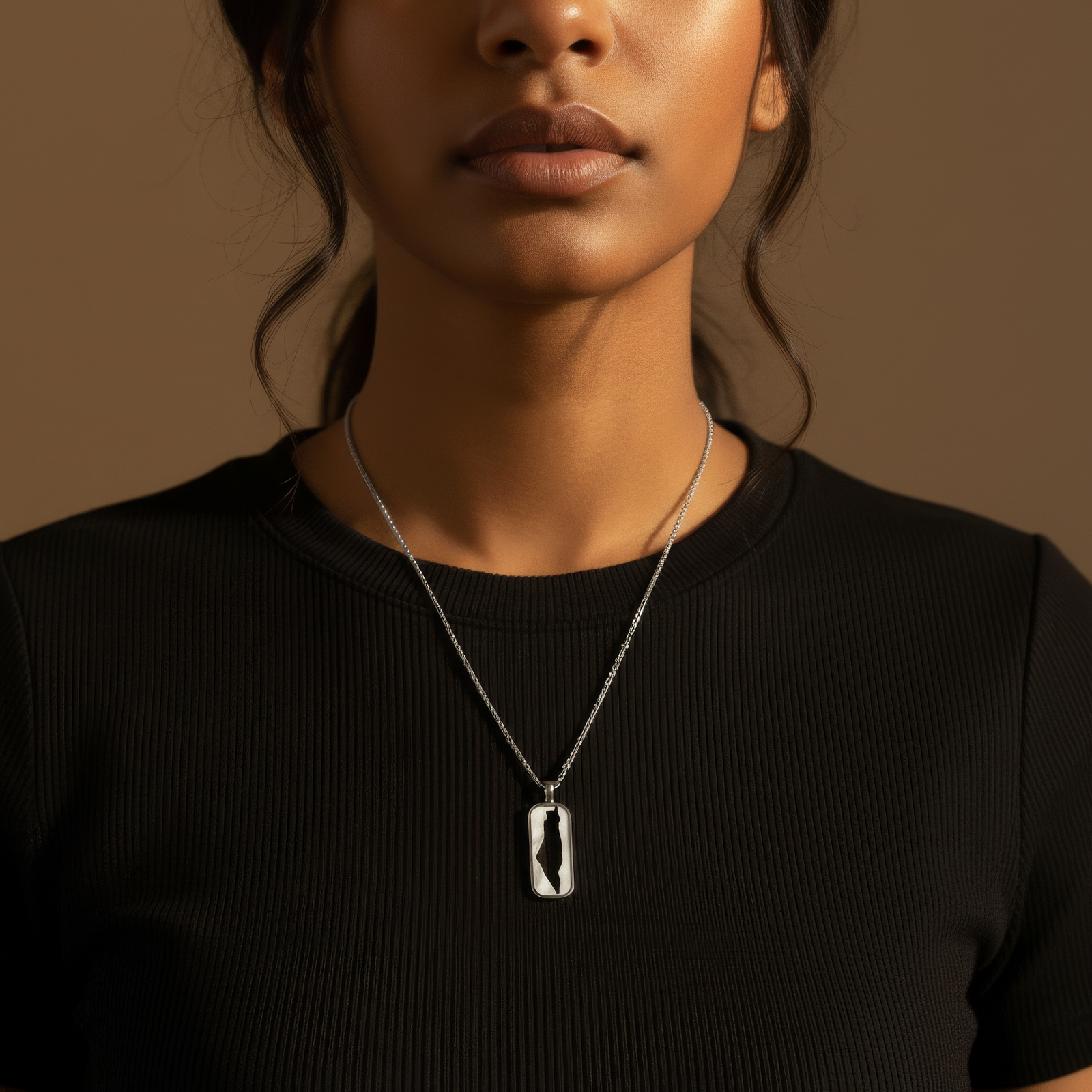 Palestine Tag Necklace