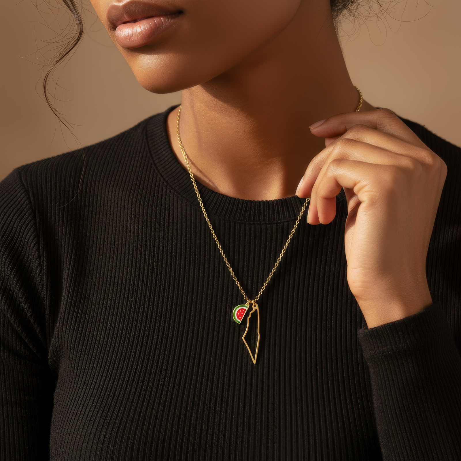 Palestine Charm Necklace