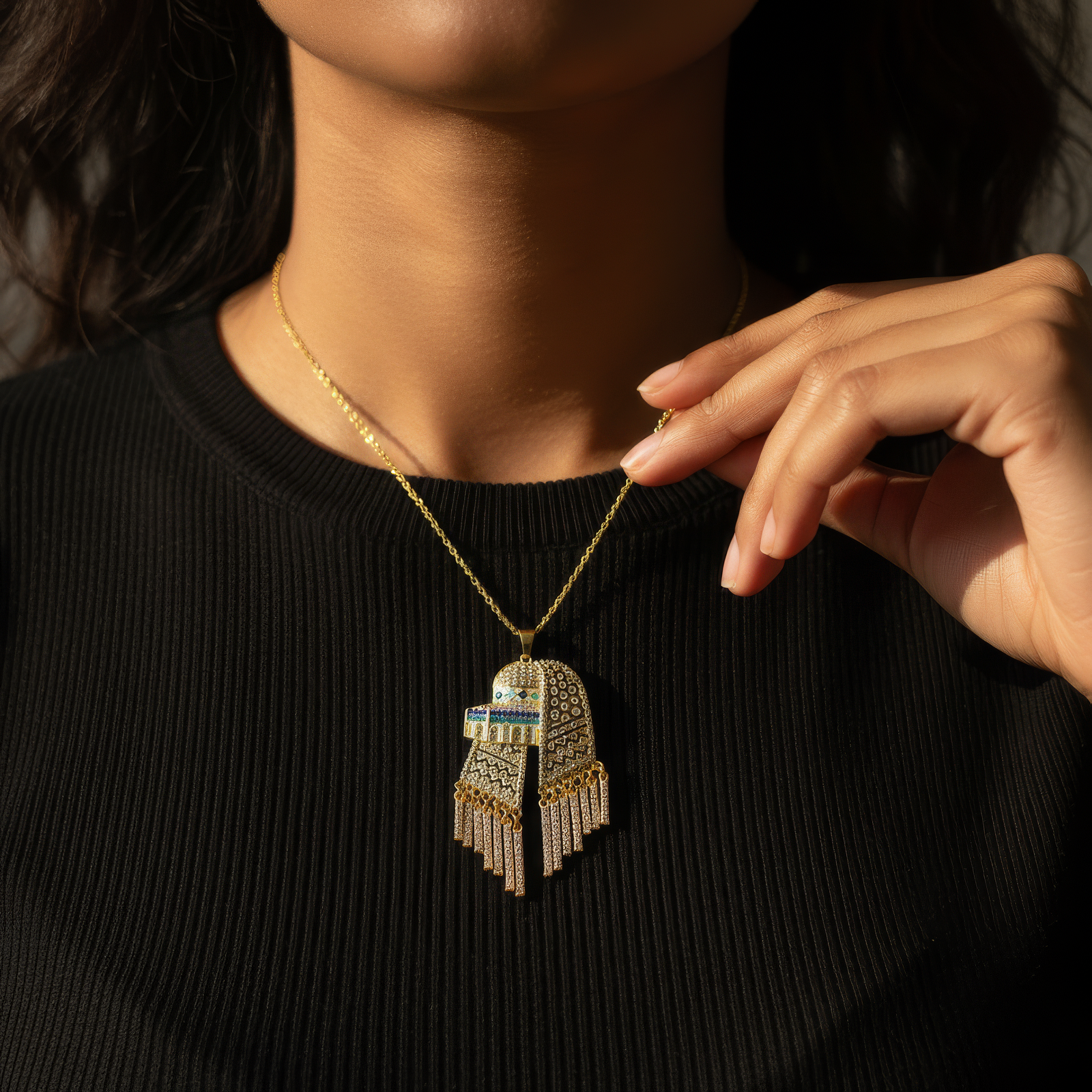 Aqsa Kuffiyeh Necklace
