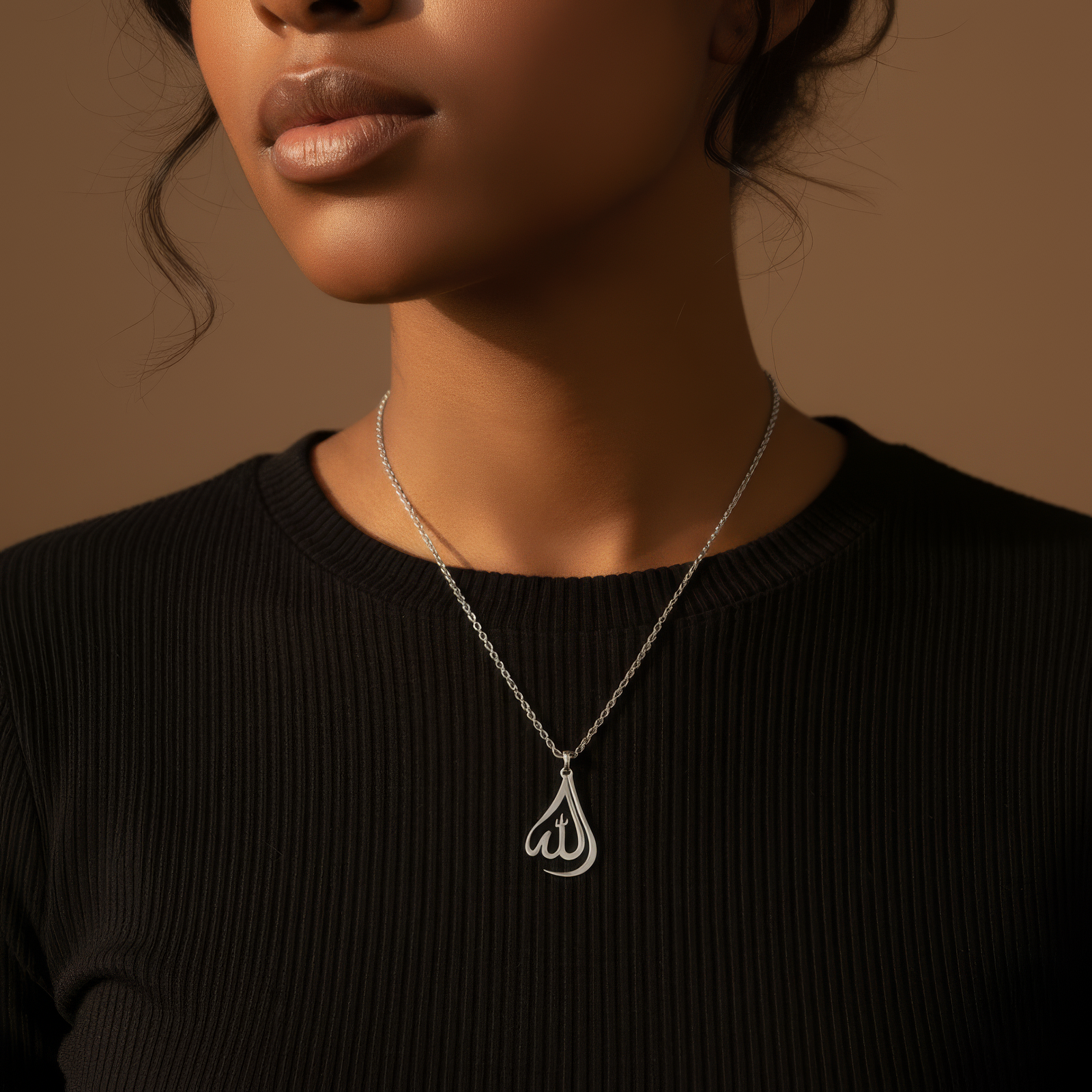 Allah Calligraphy Necklace