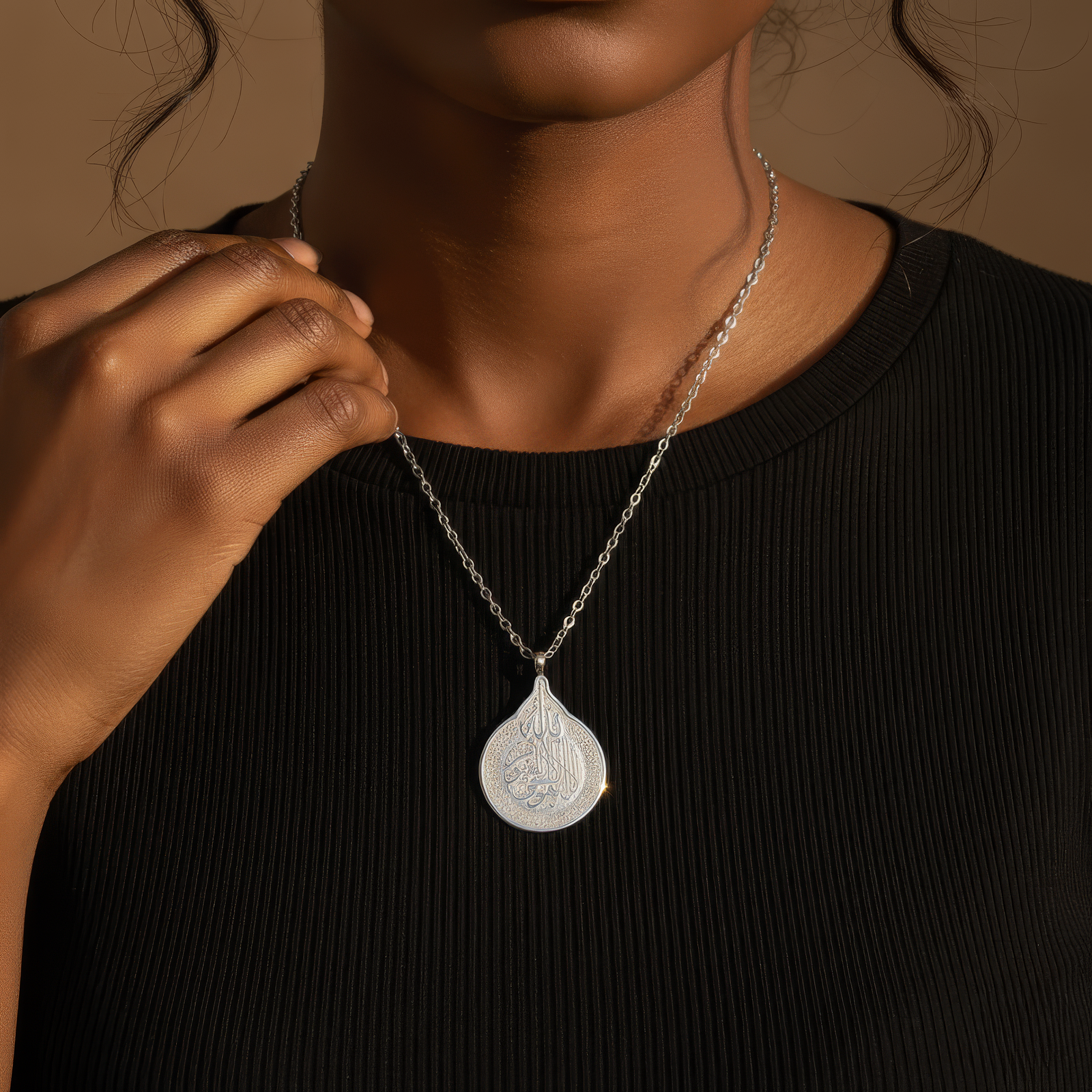 Ayatul Kursi Teardrop Necklace