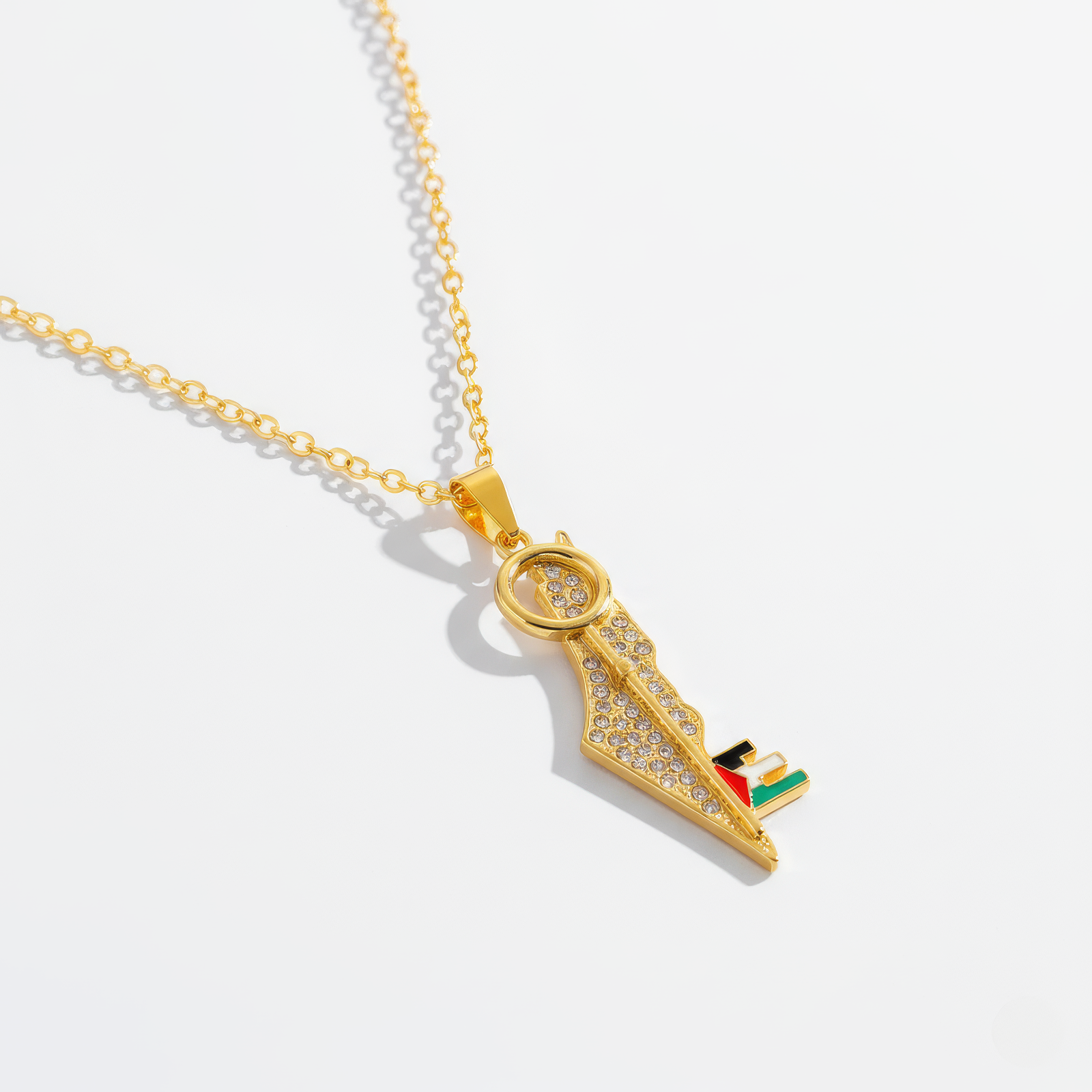 Palestine Key Necklace