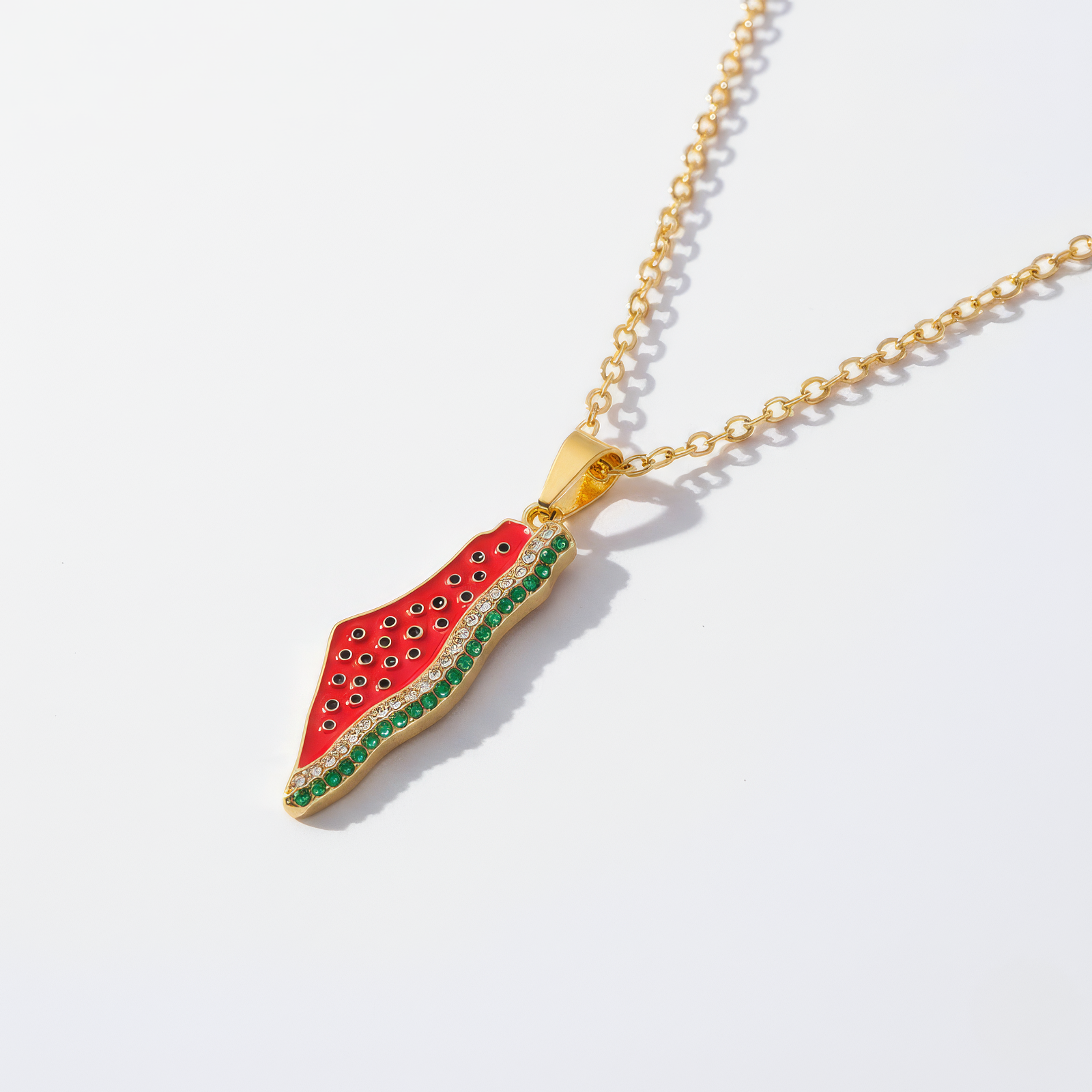 Palestine Watermelon Necklace
