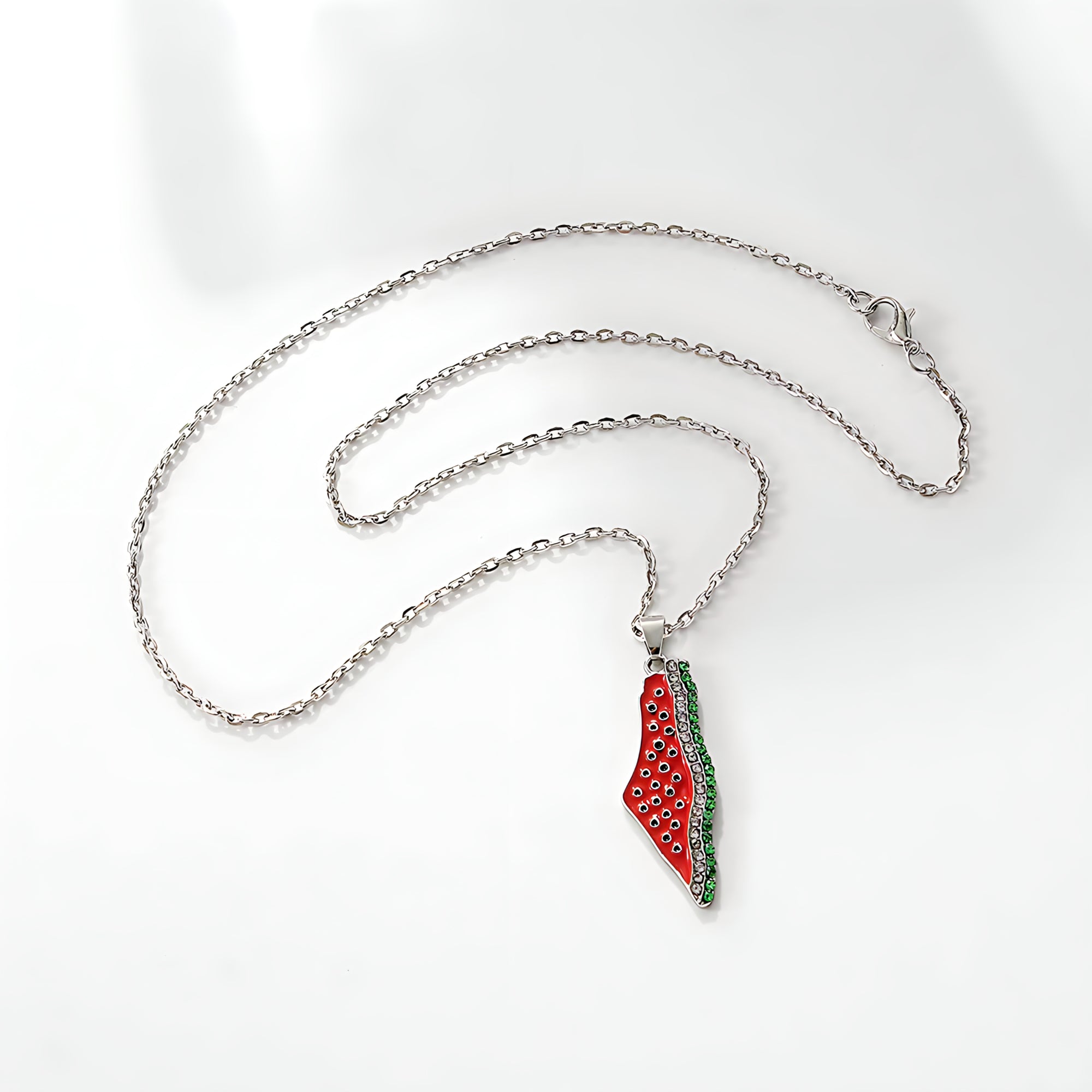 Palestine Watermelon Necklace