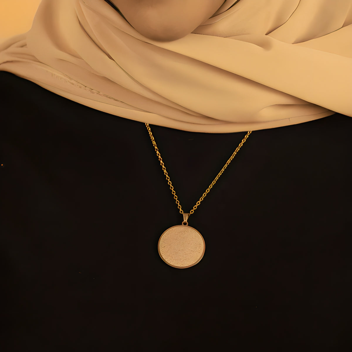 Ayatul Kursi Round Necklace