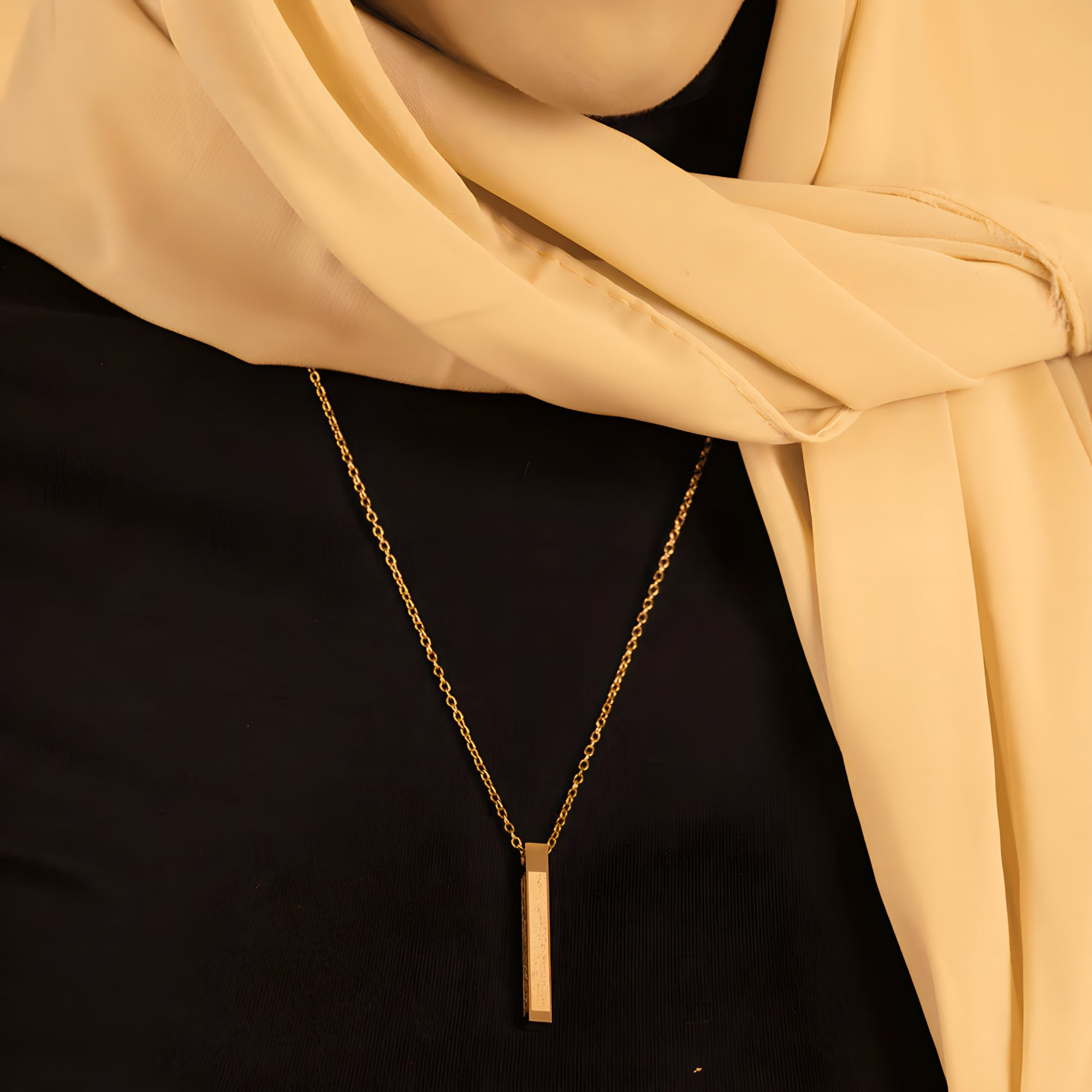 Ayatul Kursi Bar Necklace